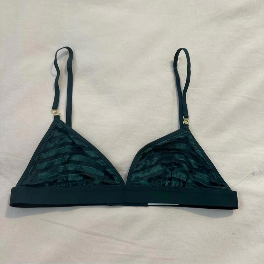 Aerie Velvet Green Bralette
